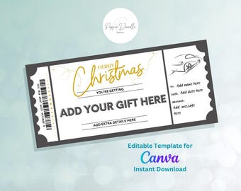 Car Theme Gift Voucher: Editable Driving Experience Template (Digital Download)