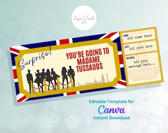 London Madame Tussauds Gift Voucher: Surprise Ticket (Digital Download)