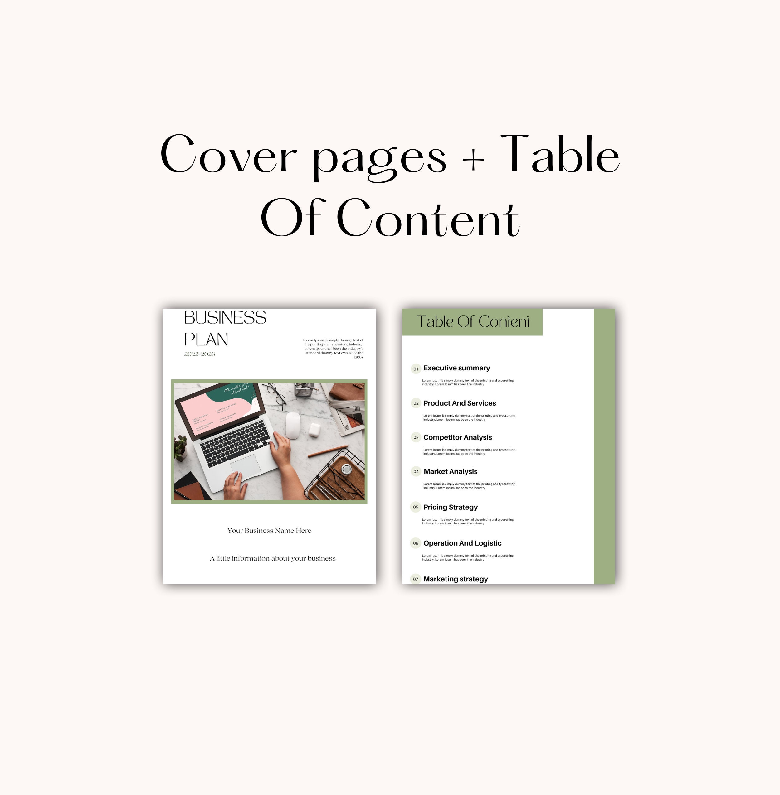 Business Plan Canva Template