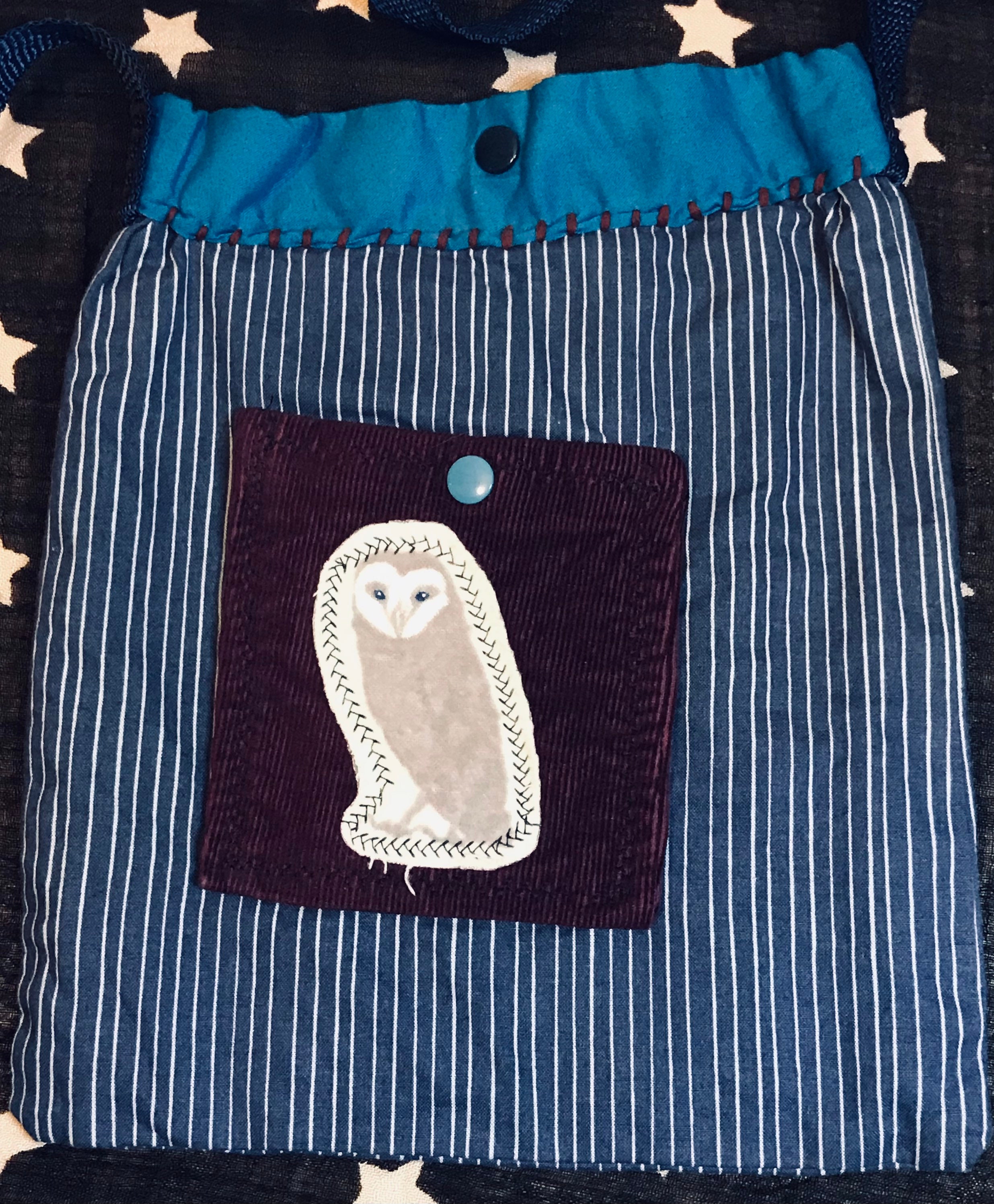 Owls Handmade Crossbody Bag, Moon Fire Magik Handmade Gifts