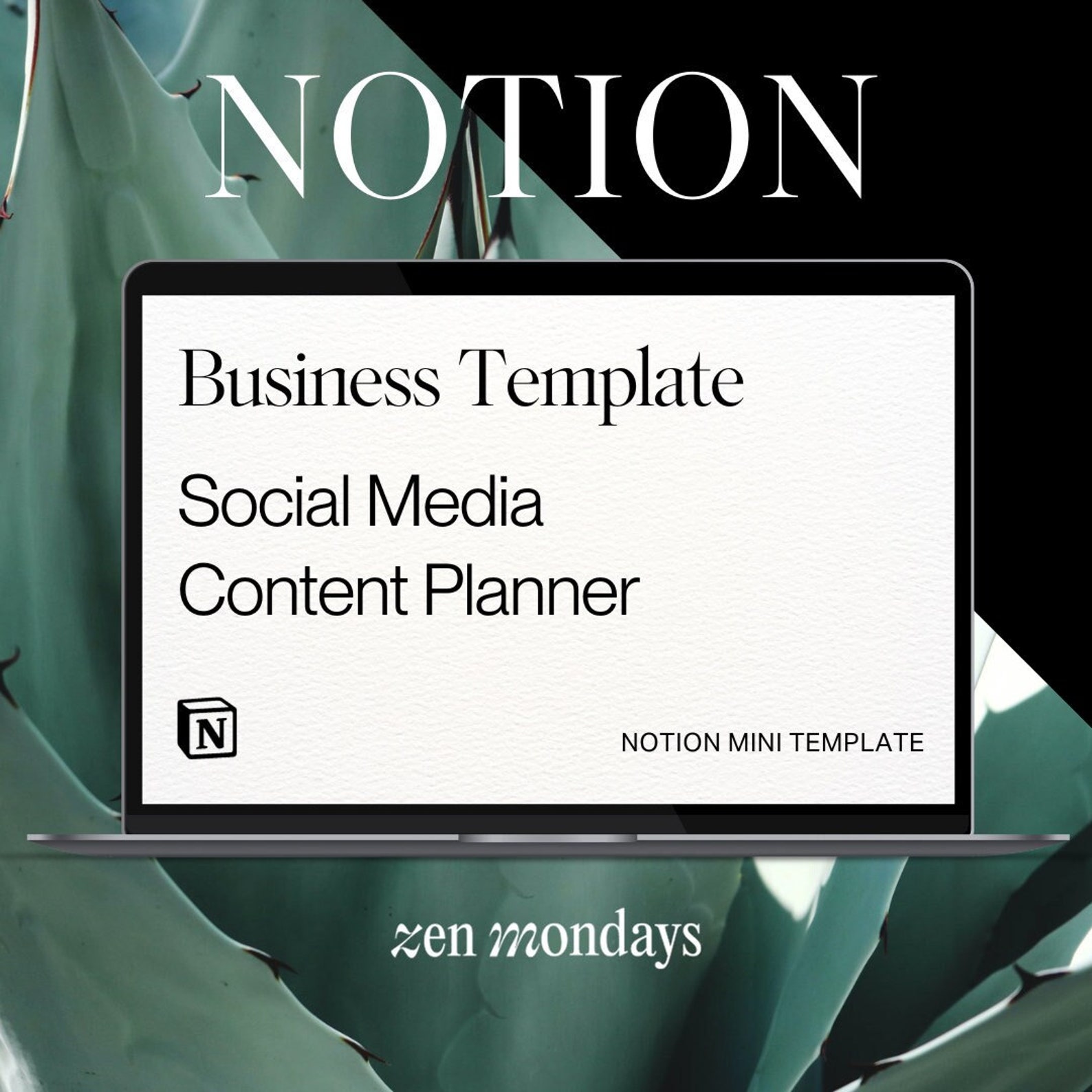 Notion Social Media Planner Template | Content Calendar and Scheduler ...