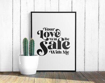 Re: Stacks Digital Art Print Indie Quote Indie Poster