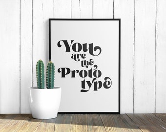 Prototype Digital Art Print Rap Quote Rap Poster
