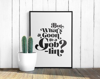 Póster de rap con cita de rap de Milli Digital Art Print