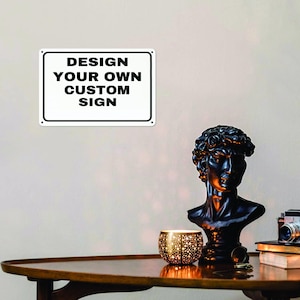 Personalized Wall Sign – Custom Aluminum Sign for Home, Business, Office, and Outdoor Property Notices