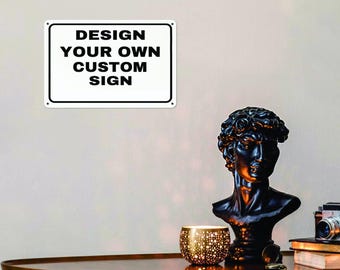 Personalized Wall Sign – Custom Aluminum Sign for Home, Business, Office, and Outdoor Property Notices