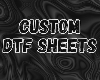 Custom DTF Heat Transfers: Full Color Ready to Press Prints