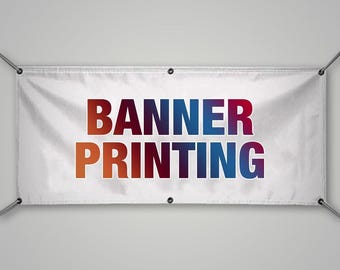 Custom Vinyl Banner: Personalized Party, Event, Business Sign