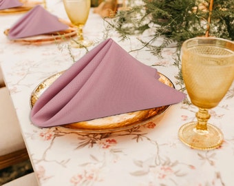 Dusty Rose Polyester Napkin