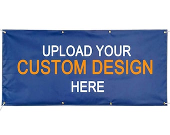 Custom Printed Vinyl Banner | Personalized Sign for Events, Businesses, Grand Openings, Birthdays | Durable & Weatherproof