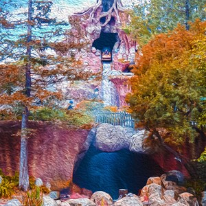 Splash Mountain Kunstwerk