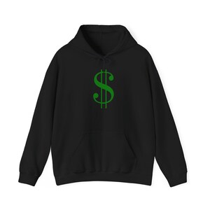 Unisex Premium Sweatshirt Dollar Bill Sign Minimalistic