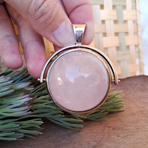 Jewellery Crystal Pendant // Rose Quartz Sphere -… - image 5
