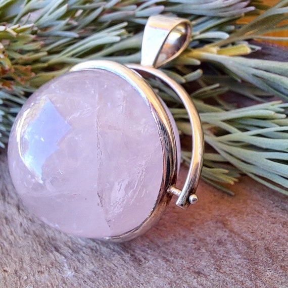 Jewellery Crystal Pendant // Rose Quartz Sphere -… - image 4
