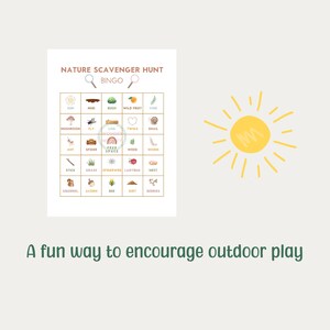 Nature Hunt Printable Bingo Cards | Scavenger Hunt Kids Activity - Etsy