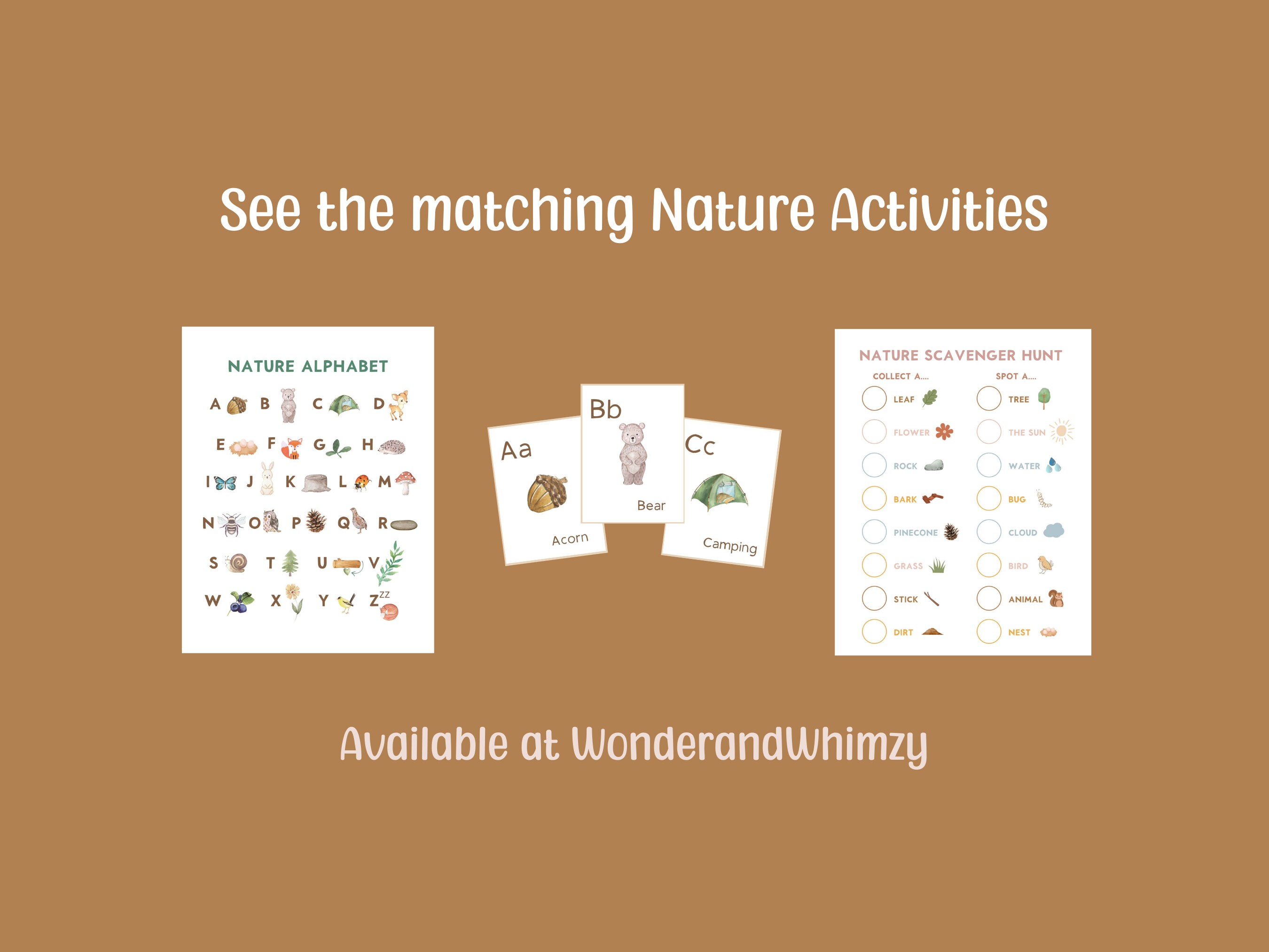 Nature Hunt Printable Bingo Cards | Scavenger Hunt Kids Activity - Etsy