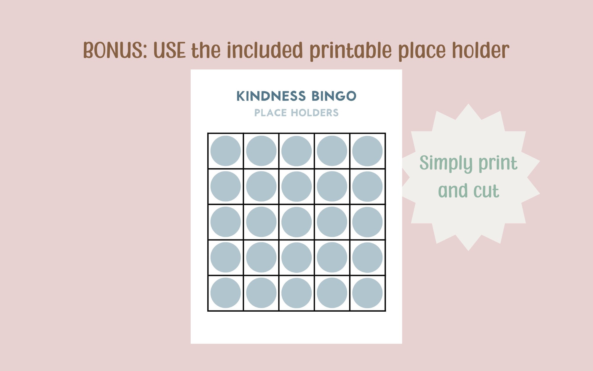 Printable Kindness Bingo With Variations for Kids to Encourage Random ...