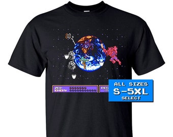 Zen Intergalactic Ninja Final Battle Screen T Shirt BLACK