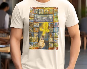 Ultima IV - Vintage T Shirt 8 Colors Unisex sizes S-5XL 100% cotton Cover Art Commodore 64 Game 8 bit