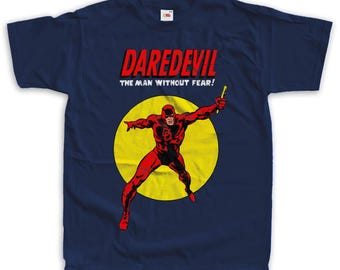 Daredevil Comic Super Heroes Vintage T Shirt Unisex sizes S-5XL 100% cotton Cover Art