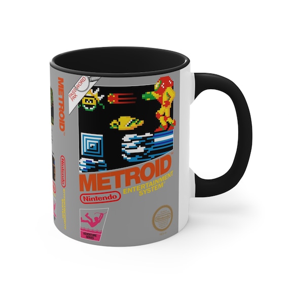 Metro Id NES 8 Bit Game Box 3 Cover Famicom Accent Coffee Mug, 11oz Blue -  Etsy