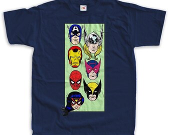 Comic Super Heroes Vintage T Shirt Unisex sizes S-5XL 100% cotton Cover Art