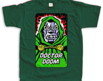 Doctor Doom V1 Comic Super Heroes Vintage T Shirt Unisex sizes S-5XL 100% cotton Cover Art