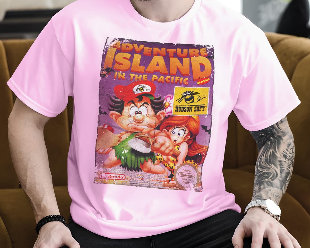 Adventure Island I - V1 - Vintage T Shirt 8 Colors Unisex Sizes S