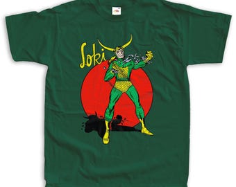 Loki Comic Super Heroes Vintage T Shirt Unisex sizes S-5XL 100% cotton Cover Art