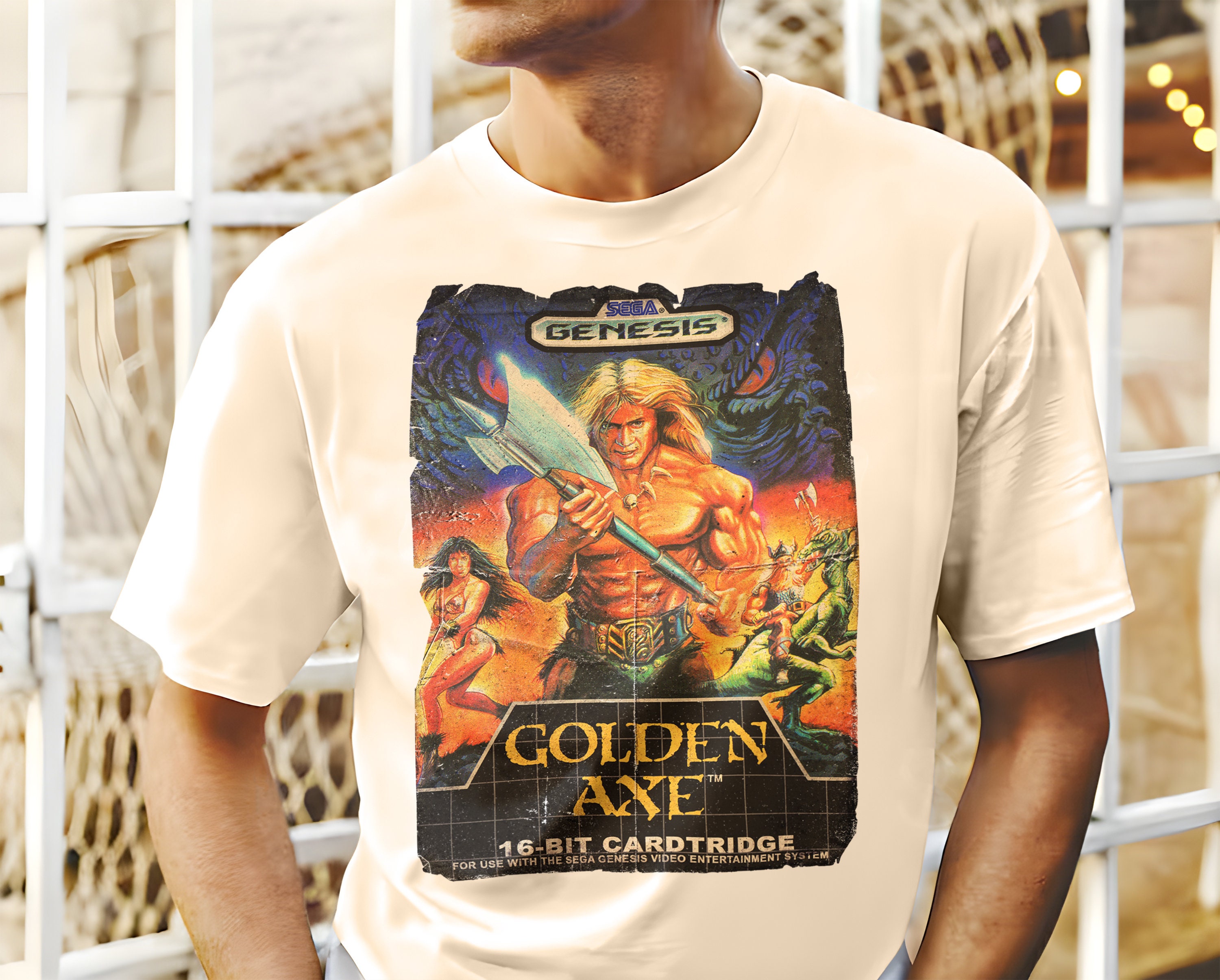 Golden Ax - Sega Genesis Vintage T Shirt 8 Colors Unisex All Sizes