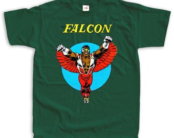 The Falcon Super Heroes Vintage T Shirt Unisex sizes S-5XL 100% cotton Cover Art