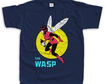 The Wasp Comic Super Heroes Vintage T Shirt Unisex sizes S-5XL 100% cotton Cover Art