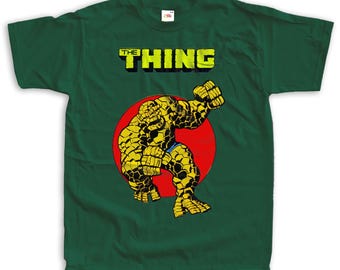 The Thing Comic Super Heroes Vintage T Shirt Unisex sizes S-5XL 100% cotton Cover Art