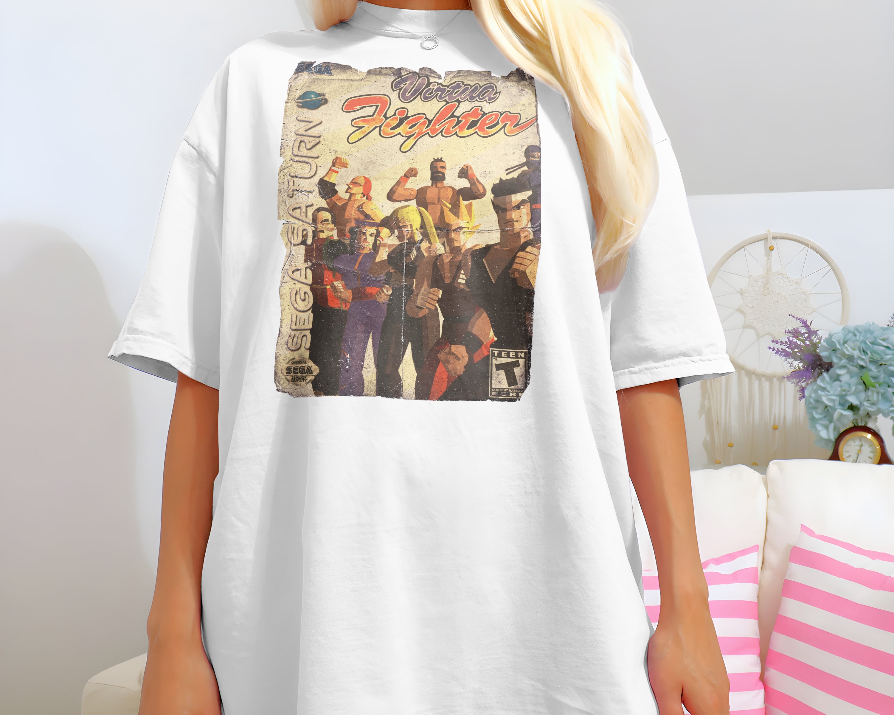 PS2 SEGA Virtua Fighter 4 Tシャツ Virtua Fighter 4 Sega Playstation 2 Video Game Promo