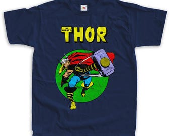 The Mighty Thor Super Heroes Vintage T Shirt Unisex sizes S-5XL 100% cotton Cover Art