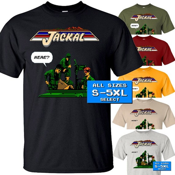 Jackal Jeep Here Screen T Shirt BLACK All Sizes S-5XL 100% Cotton