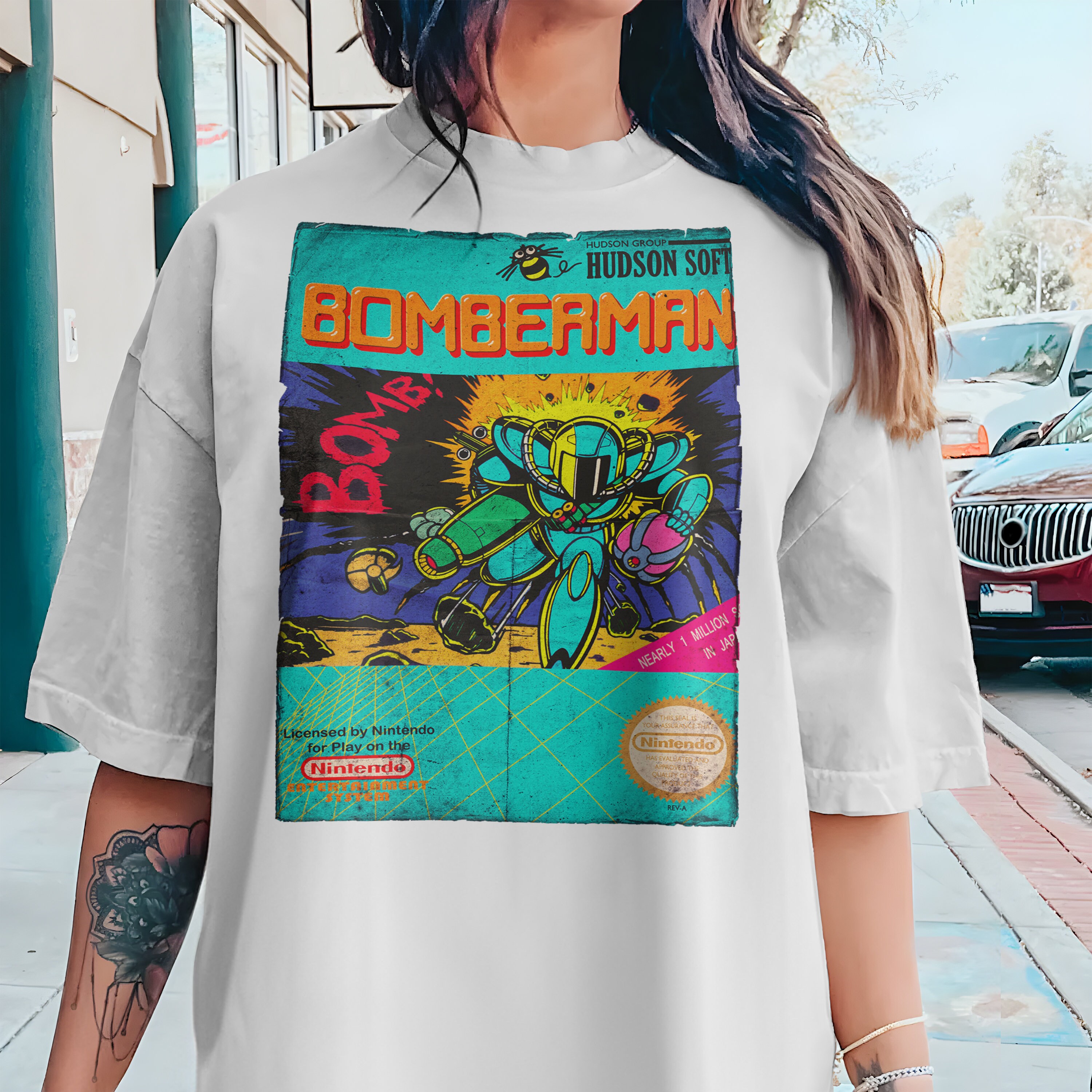 Bomberman NES - Vintage T Shirt 8 Colors Unisex All Sizes S-5XL 