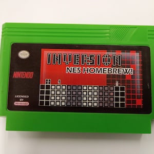 Inversion 90s RARE Famicom Nes game Cartridge 60 pin