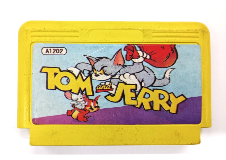 Tom and Jerry Game 90s RARE Nes Game Cartridge 8bit Etsy