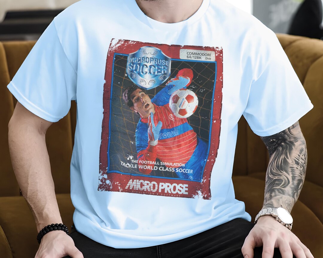 Microprose Soccer - Vintage T Shirt 8 Colors Unisex Sizes S-5XL