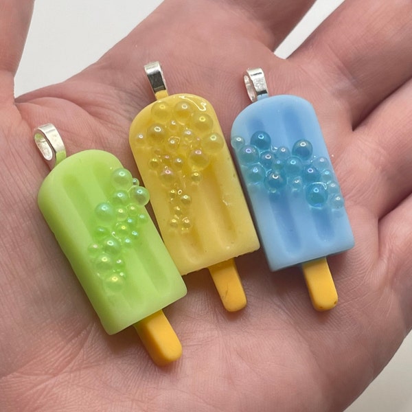 Bubble Popsicles Ice Treats Ice Cream Pendant