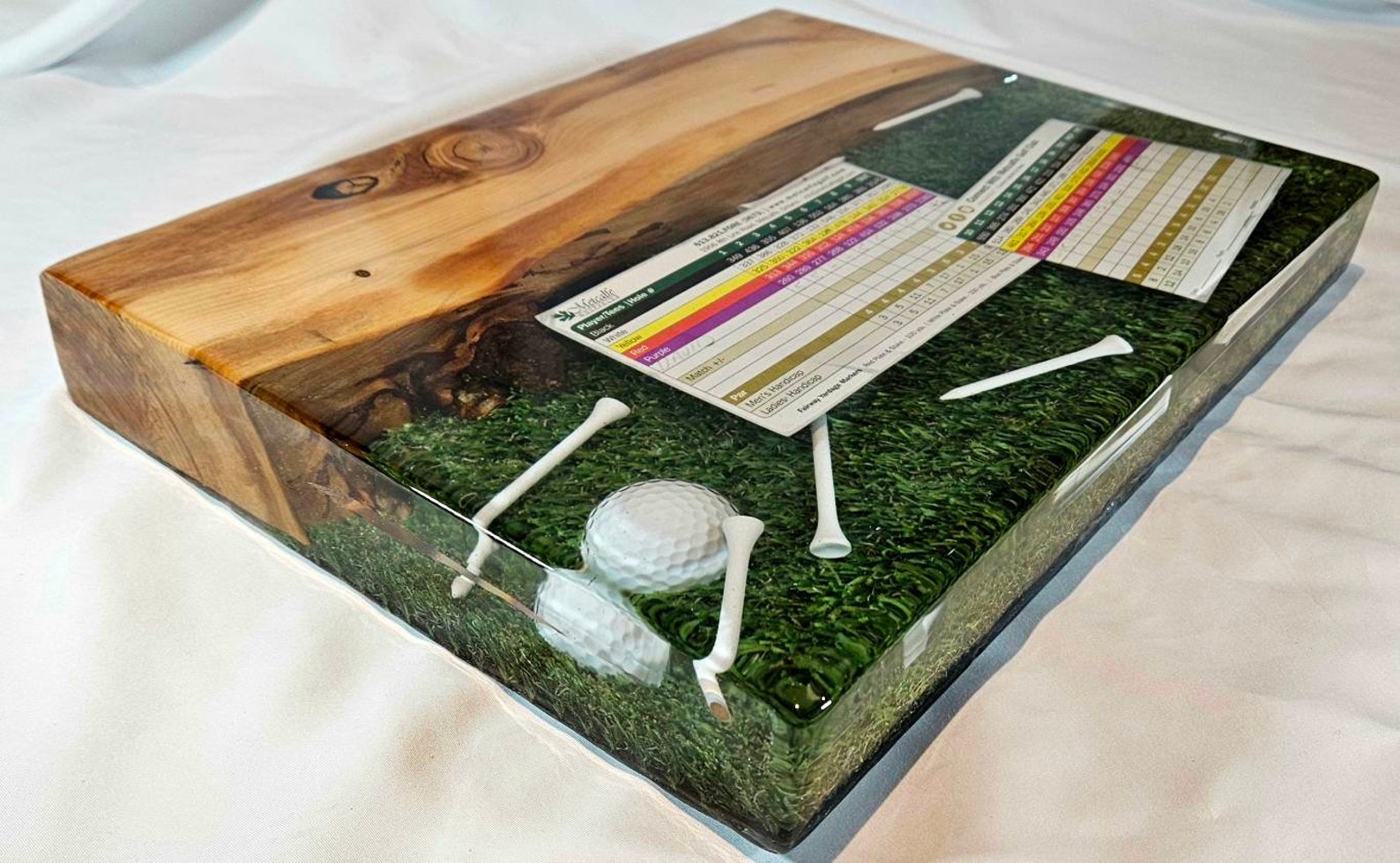 Custom Golf Epoxy Charcuterie Board / Insert Custom Items / Etsy Canada
