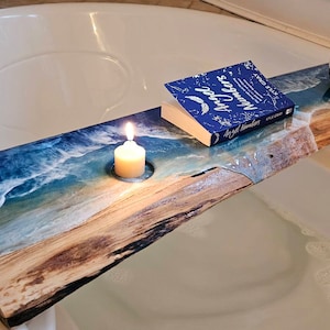 Bath caddy, Bath Board, bath tub tray, Bathroom Decor