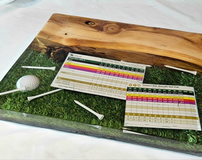 Custom Golf Epoxy Charcuterie Board / Insert Custom Items / Etsy Canada