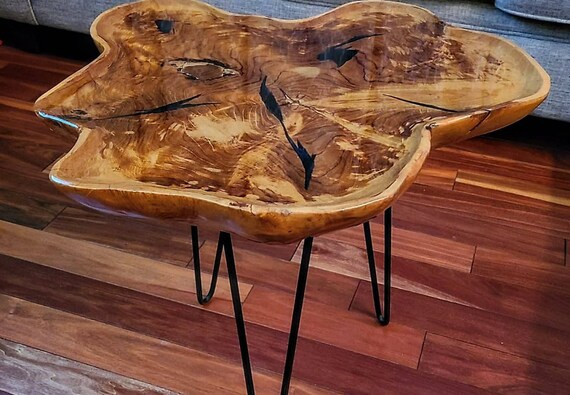 Epoxy Coffee Table Indonesian Epoxy End Table Resin Table Etsy Epoxy Coffee Table Indonesian Epoxy End Table Resin Table Etsy