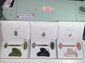 Natural Stone Jade Roller Gua Sha Set - Face Massager Skin Care