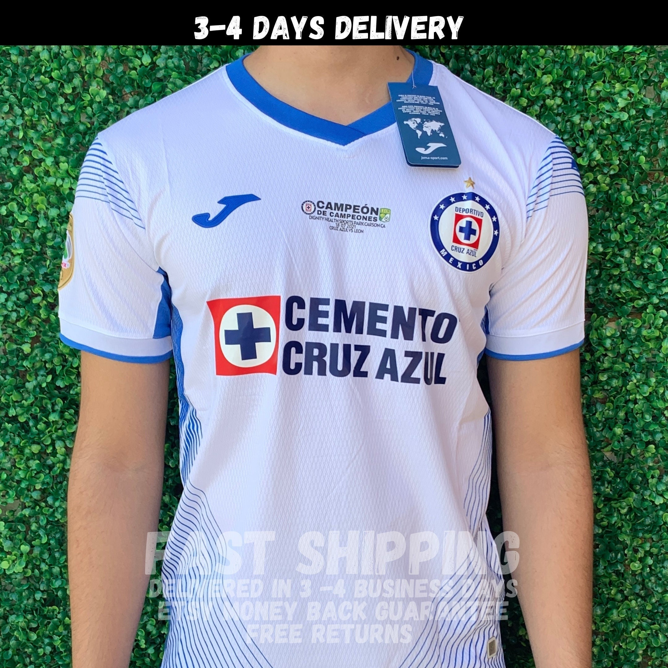 cruz azul campeon de campeones jersey