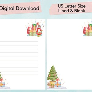 Niedlicher Schneemann Weihnachten Briefpapier zum Ausdrucken, Weihnachtsbriefpapier, Brieffreundschaft, Schneckenpost, Journal, scrapbooking, druckbares Briefpapier