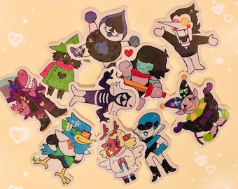 Deltarune Holo-Vinyl Stickers