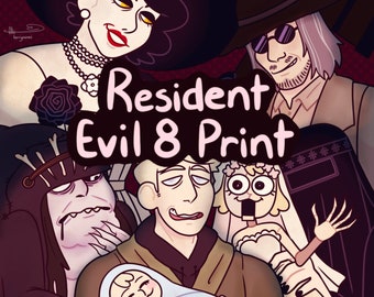 Resident Evil 8 Mini Print